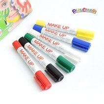 플레이컬러 페이스페인팅 펜타입 낱색 12색, 빨강