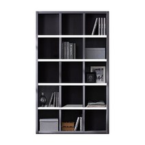 5단1200기본그레이화이트 책장, 그레이