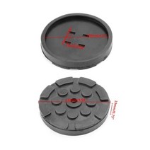 차 정비 리프트 타이어 교체 오일 교환 수리 리프팅 카센터 자동 용 1pc 검은 색 고무 재킹 패드 미끄럼 방지 표면 도구 레일 보호대 자동 용 중장비, 검은색