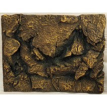 어항 백스크린 시트지 3D 입체 수족관 어항 시트지 숲속 맹그로브 유목 베트남 유목, 옐로우 스톤JA001-H 60x45x5.5