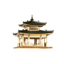 목재 수원 화성장대 만들기 서장대 역사 미니어쳐 키덜트 장난감 교구 스케일 공예 킷, 상세페이지참조