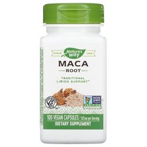네이처스웨이 마카 뿌리 525mg 100 비건 캡슐, 1개, 기본