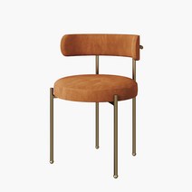 빈티지체어 사각 암체어 디자인의자 매장 의자 테라스 스틸체어 원목의자 스틸, 05. E