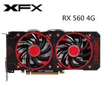 XFX 그래픽 카드 RX 560 4GB 128bit gddr5 Rx 560d VGA 카드 amd RX 560 시리즈 rx560 470 570 460 3060