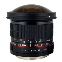 Rokinon 어안렌즈 블랙 8mm f/3.5 HD 탈착식 후드 포함 Canon DSLR 8-8mm용 고정초점렌즈 HD8M-C 115290, Nikon DSLR