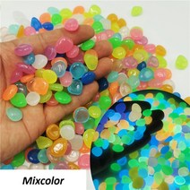 정자 원두막 조립식 정원 차광막 50/100Pcs 어두운 정원에서 자갈 보도 정원 테라스 잔디 정원 파티오 물고기 탱크 수족관 장식 글로우 스톤, [02] 100Pcs, [01] Mixcolor