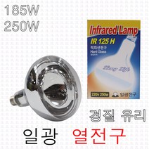 일광 열전구 보온구 보온등 적외선램프 1초히터 경질 동파방지 원적외선 난방, 일광 열전구 250W, 1개