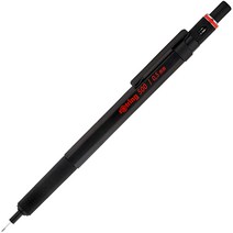 로트링 500 샤프 / 0.5mm / 0.7mm / 심경도계 장착 / 미끄럼방지 그립 / 육각형 바디 / 제도샤프, 0.5mm 블랙