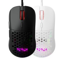 제닉스 TITAN GX AIR 타공 경량 게이밍마우스(화이트), GX AIR(화이트)282539 44