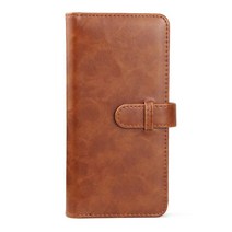후지 필름 FUJIFILM 카메라 3인치 96 포켓 사진 필름 앨범 스토리지 북 FujiFilm Instax Mini 11 8 9 7s 50, 12 Brown