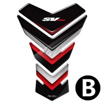 바이크 부품 스즈키 SV650 SV 650 SV650A SV650X abs에 3D 수 지 오토바이 탱크 패드 보호자 스티커 케이스, B