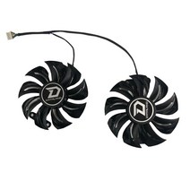 2개/대 GA91B2U 그래픽 팬 Radeon PowerColor Red Devil Dragon AX RX 480 470 580 비디오 카드 냉각 교체, 한개옵션0