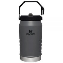 Stanley 아이스플로우 플립 빨대 저그 64온스 차콜 486409, 64oz_Lapis, Charcoal_64oz