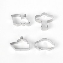 써니s 베이킹 교통놀이 쿠키커터 4종 2p세트 자동차쿠키틀, 단품