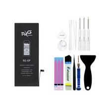 알지코리아 아이폰6 6+ 6S 6S+ 7 7+ 8 8+ X XR XS XSMAX 11 11PRO SE2 12 12mini 12Pro 배터리 대용량 배터리 자가교체 배터리 자가수리, 아이폰6+ 표준용량 배터리(2915mAh)