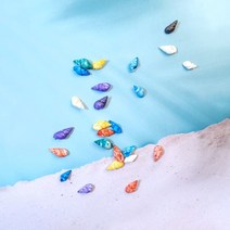 컬러 소라 혼합 첨가물 100g 젤캔들 장식 꾸미기, 약 100g, 1개