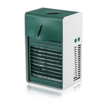 옛날선풍기 레트로꼬마선풍기 엔틱 빈티지 선풍기 탁상 소형 미니 homdd new negative ion water cooling fan 홈 에어컨 대용량 충전식 사무실 데스크탑, 초록