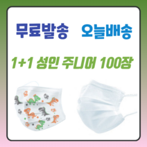 1+1 숨쉬기편한 일회용 비말차단 여름 약국 의료용 병원용 고급 중국산 입체 3중필터 덴탈 쿨 마스크 100매, 성인 화이트 50매+성인 화이트 50매