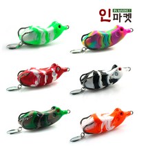 씨타임 스타프로그 배스 가물치 개구리 루어 낚시 웜, 씨타임스타프로그 국방