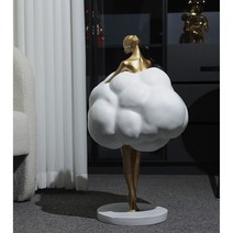 실내 인터레어 장식품 조형물 인테리어 모던 디자인 소품 Yunern DECO 금속조형 오리지날 디자인, 블랙