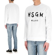 [MSGM] 3040MM104 217099 01_PX 남성 로고 맨투맨