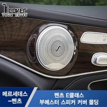 벤츠 E클래스 W213 부메스터 스피커 커버 몰딩 1SET(4pcs), E클래스 W213(16년식-) 부메스터 스피커_실버유광