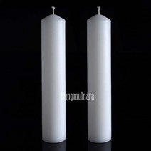 식물성 팜유 기도 초 26cm 흰색 낱개 천주교 P0000EIZ