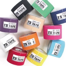 티에스 키네시올로지 근육 무릎손목어깨 스포츠테이프, (6롤세트)오렌지(5cm)