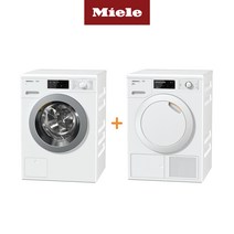 [Miele 본사] 밀레 의류건조기 TCG620+드럼세탁기 WCG120, 단품, 로터스 화이트