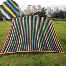 이드나인 무지개 칼라 차광막 이중직 사면봉제3x4m 97%차단율, 단품
