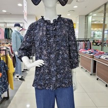 피에이티 여성 플라워 프린트 블라우스 1I62505A