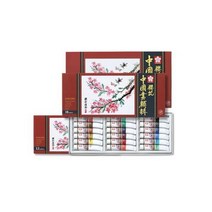 [바보사랑]사쿠라 동양화 물감 12색/18색/24색, 12ml*24색