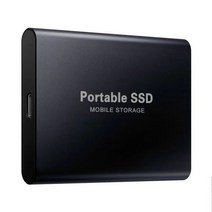 SSD 외장하드 128TB SSD 고속 외장 M2 솔리드 스테이트 디스크 매스 스토리지 USB 3.0 타입-C 인터페이스 3, 01 Black, 06 32TB