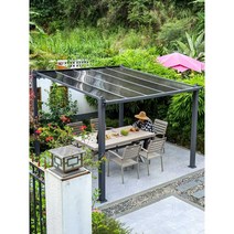 야외정자 원두막 오두막 야외전망대 테라스, 3X6 미터