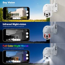 가정용 CCTV 홈 스마트폰 Techage-HD 5MP PTZ WiFi IP 카메라 AI 인간 감지 3MP 야외 방수 무선 보안 2 방, 01 5MP Camera_03 AU 플러그
