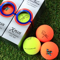 넥센 세인트나인 X 플러스 6구 3PC 골프공, 세인트나인 X 플러스 6구 무광 컬러