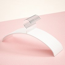 어깨뿔방지 논슬립 코팅 니트 상의 옷걸이 20P, 화이트 20P