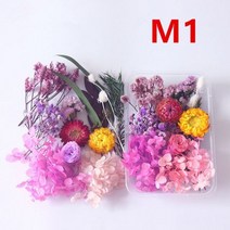 비누 양초 만들기용 압축 건조 꽃 안개꽃 홈 데코, M1