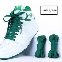 테니스 스트링 거트 에어 포스 신발 끈 스니커즈 캔버스 남성용 여성용 36 색상 농구화, 140cm, Dark green