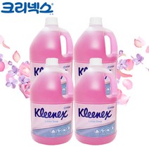 56605 크리넥스 핑크로션 솝 물비누 4L 4개, 56605_핑크로션 솝 4L 4개 한박스