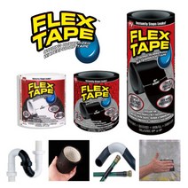 FLEX TAPE 방수테이프 파이프 누수밴드 보수 플렉스, 플렉스방수테이프 C195 (20cm 블랙)