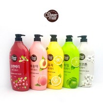 (디앤티) 1200g 과일향 바디워시 향이지속되는 바디워시 대용량 바디워시, 샤워메이트1200g바디워시 클린코튼