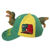 ANKRIC 모자제작 긴 긴 티라노사우루스 렉스 성격 공룡 모자 학생 만화 모자 조수 부모-어린이 모자 인형 야구 모자