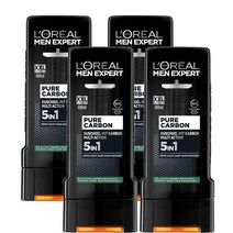 로레알 맨 엑스퍼트 5 in 1 샤워 젤 바디워시 포 맨 400ml x4팩