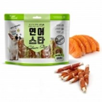 댕청댕냥 진짜연어 강아지 간식 오메가3 대용량 2개 댕댕이육포 기력회복 애견져키 영양식, 연골스틱