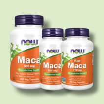 나우푸드 마카 로우마카 씨앗 뿌리 오가닉 아답토젠 운동전 부스터 500mg 750mg, 선택1. 500mg 100캡슐