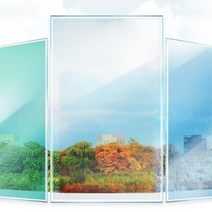 붙이는 창문필름 붙이는단열재 단열필름 방열필름 유리썬팅지, 창문필름 암막화이트 5M