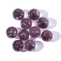 귀여운 인형 10 개갑팩 빛나는 유리 공 장난감 12mm 크림 콘솔 게임 핀볼 기계 가축 구슬 팻, 07 purple