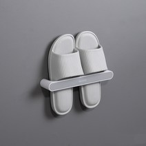YYGF 에코 실내화 걸이 슬리퍼 거치대 인테리어, 그레이, 1개