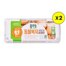 (냉장)[풀무원]동물복지자연유정란10구x2